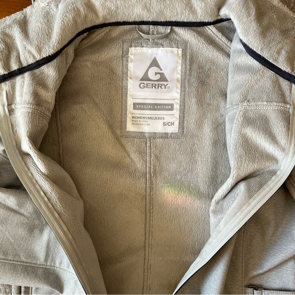 Gerry women’s fleece lined jacket with hood | grey | size small - Picture 2 of 9